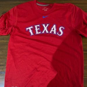 Texas Rangers dri- fit shirt Nike